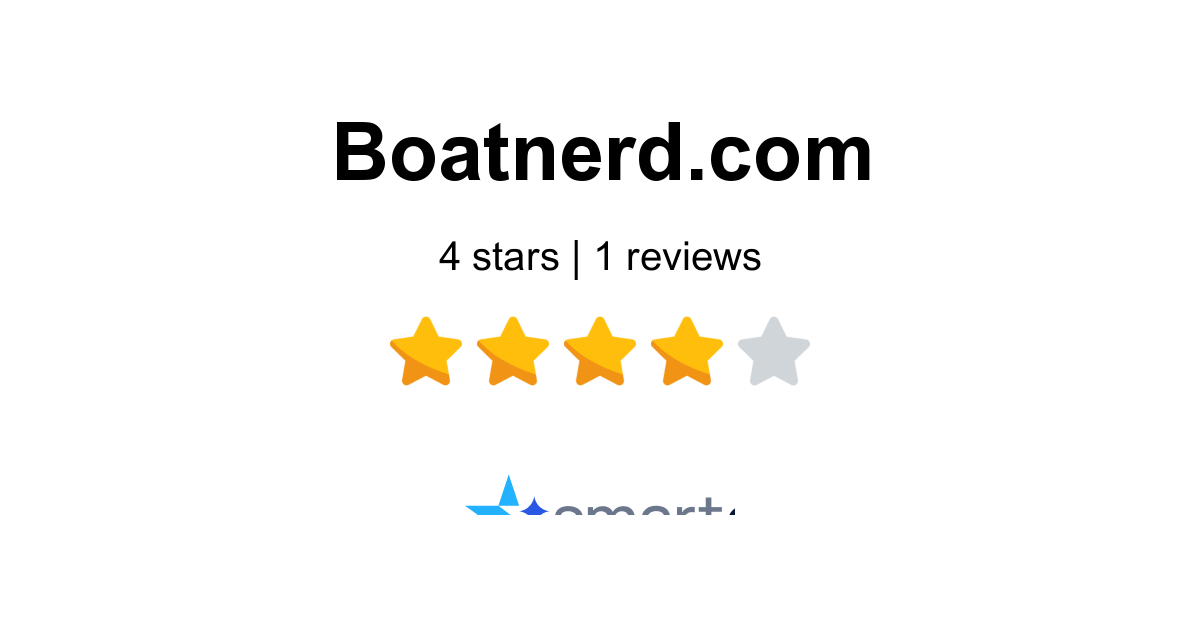 BoatNerd Reviews - 1 Customer Rate 5.0/5 (2026) | SmartCustomer