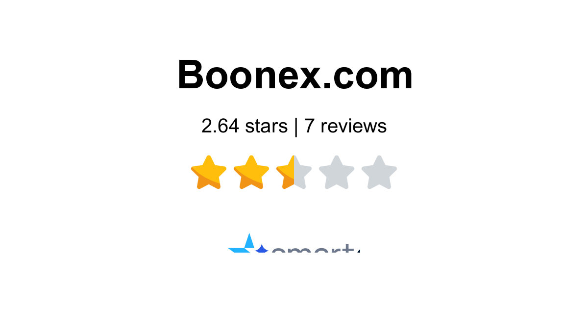 Boonex Reviews - 7 Customers Rate 2.3/5 (2026) | SmartCustomer