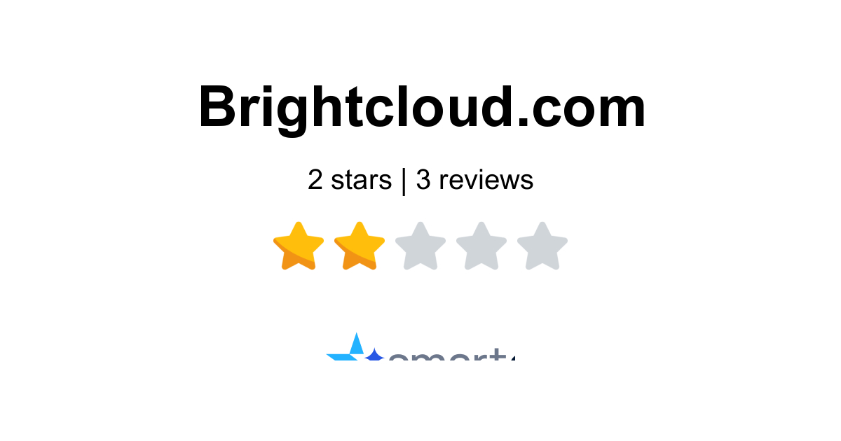 BrightCloud Reviews - 3 Customers Rate 1.0/5 (2026) | SmartCustomer