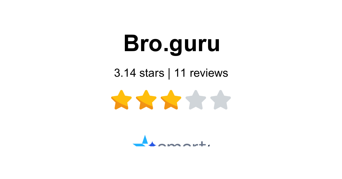 Bro Guru Reviews - 11 Customers Rate 2.6/5 (2026) | SmartCustomer