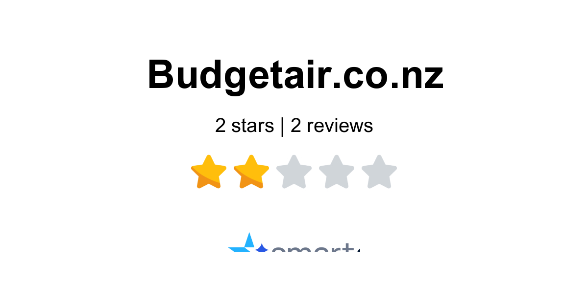 BudgetAir® New Zealand Reviews - 2 Customers Rate 1.0/5 (2026 ...