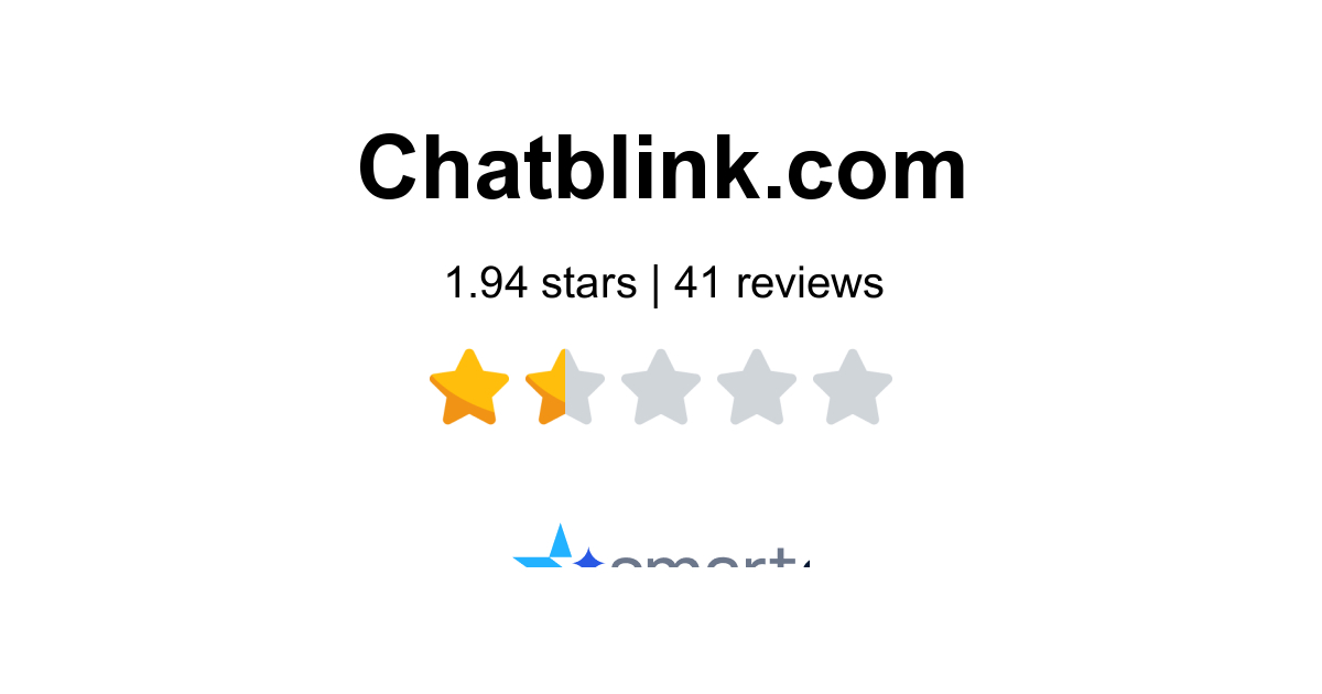 Chatblink Reviews - 41 Customers Rate 2.0/5 (2026) | SmartCustomer
