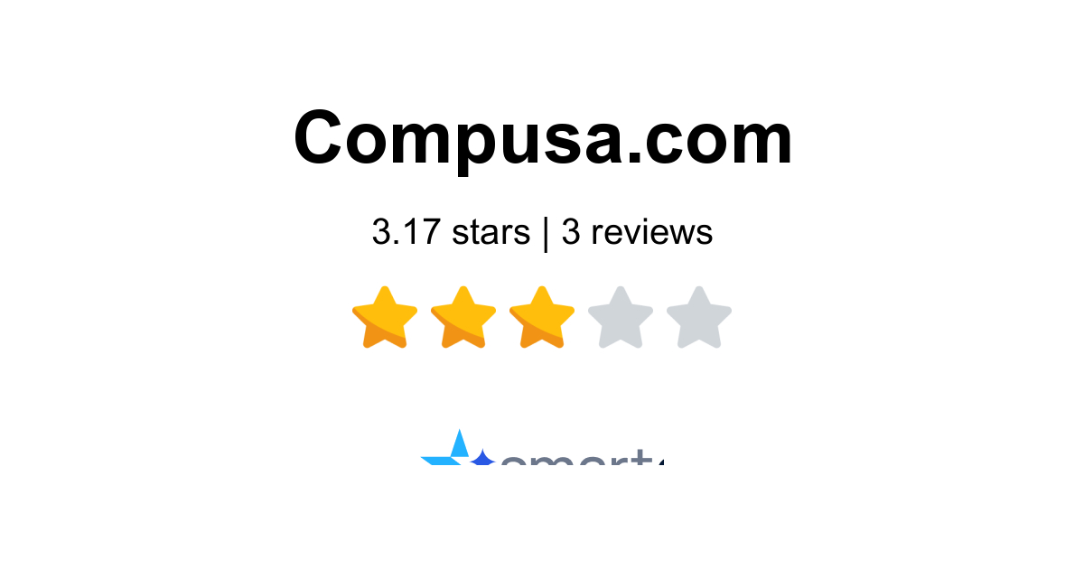 CompUSA Reviews - Read 3 Customer Reviews of CompUSA | SmartCustomer