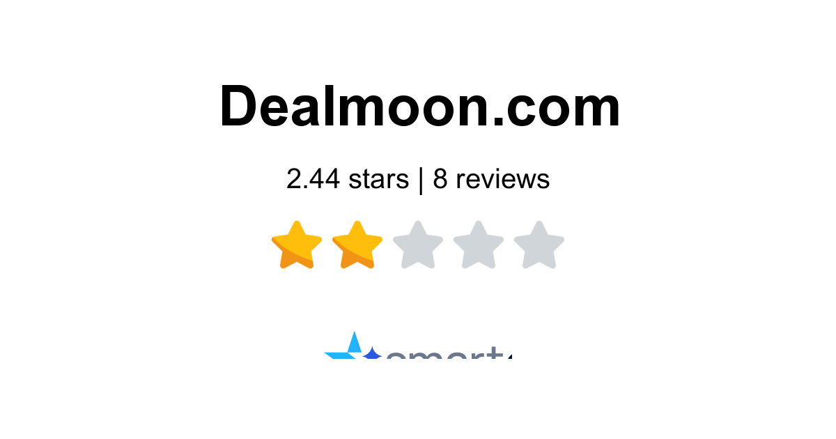 Dealmoon.com Reviews - 8 Customers Rate 1.9/5 (2026) | SmartCustomer