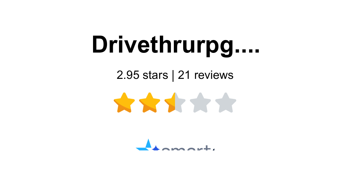 DriveThruRPG Reviews - 21 Customers Rate 2.1/5 (2026) | SmartCustomer