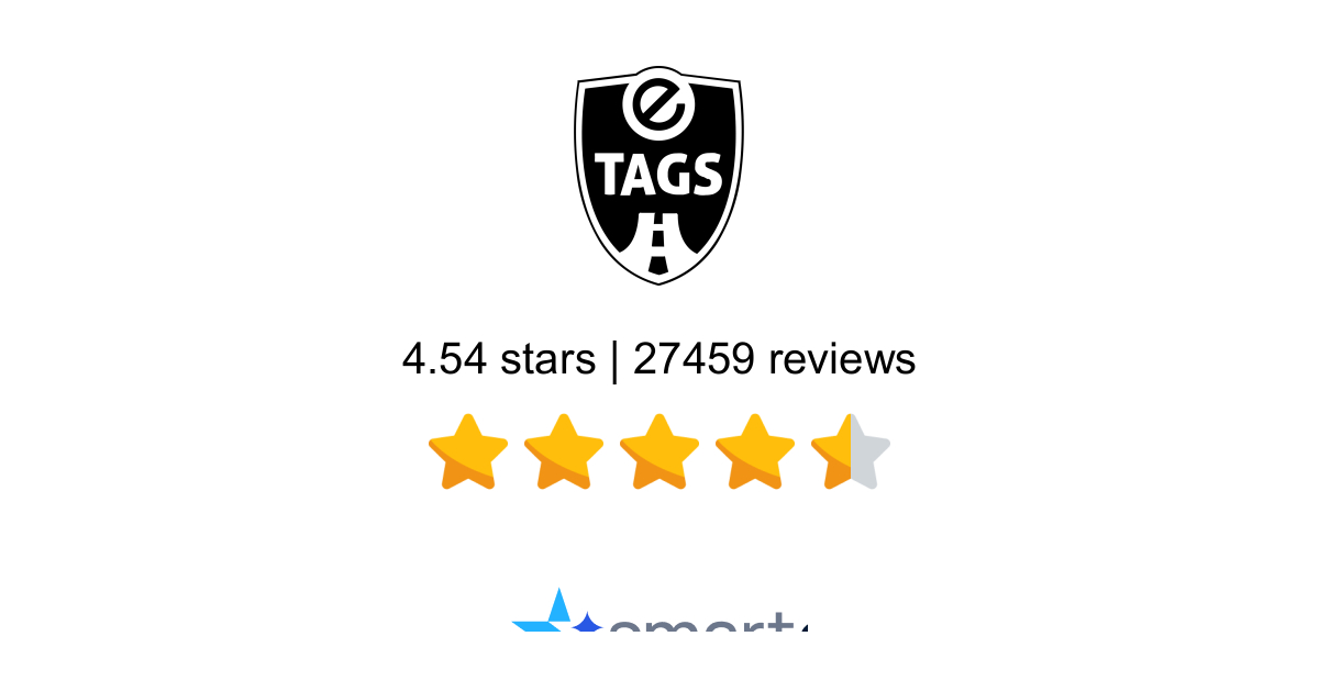 eTags Reviews - 27,094 Customers Rate 4.5/5 (2026) | SmartCustomer