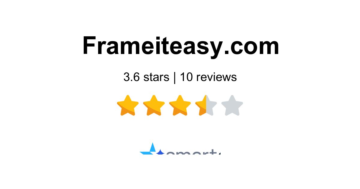 Frame It Easy Reviews - 10 Customer Reviews of frameiteasy.com, Rated 3.6/5