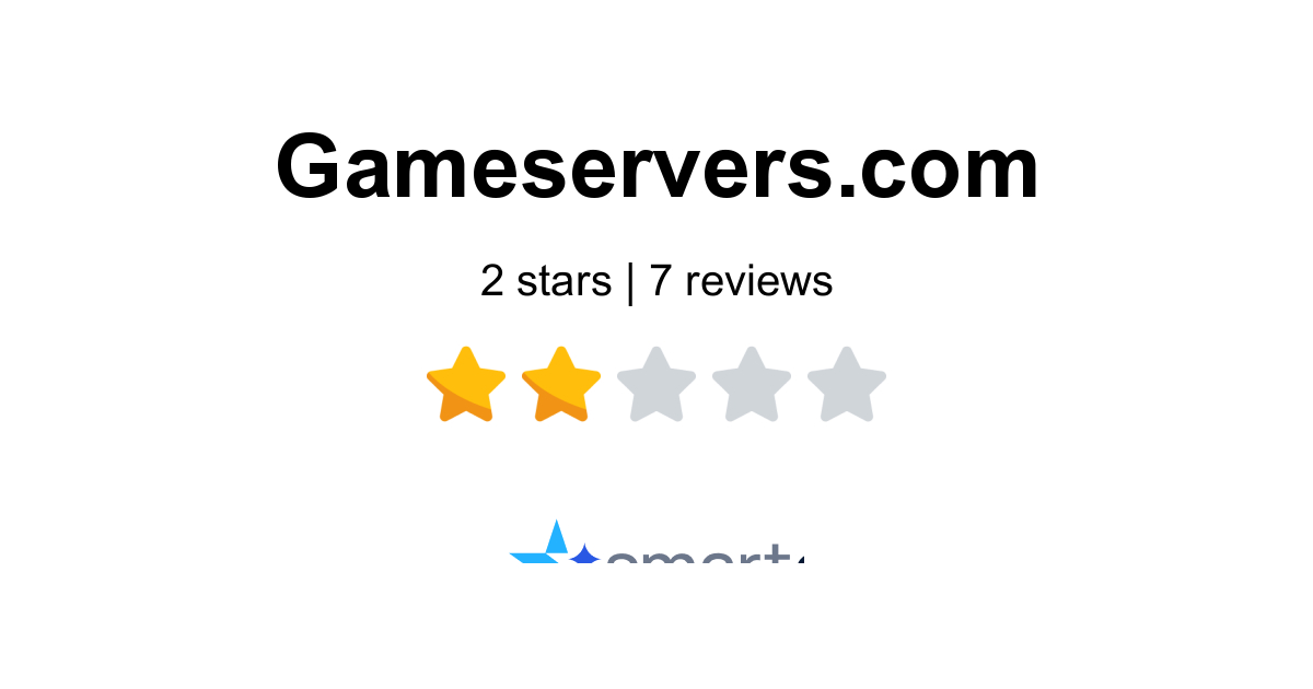 GameServers Reviews - 7 Customers Rate 1.0/5 (2026) | SmartCustomer