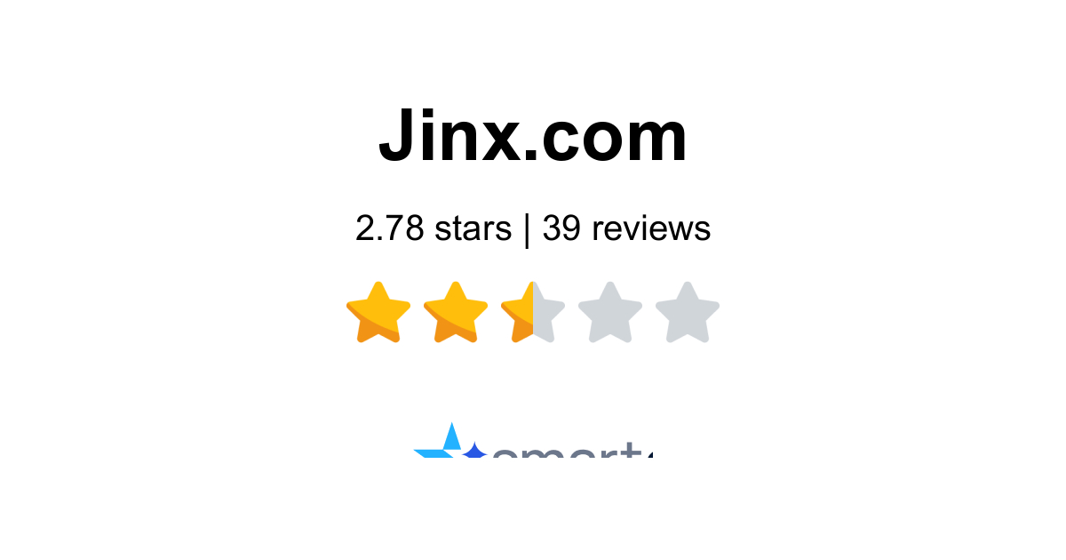 JINX Reviews - 39 Customers Rate 1.8/5 (2026) | SmartCustomer