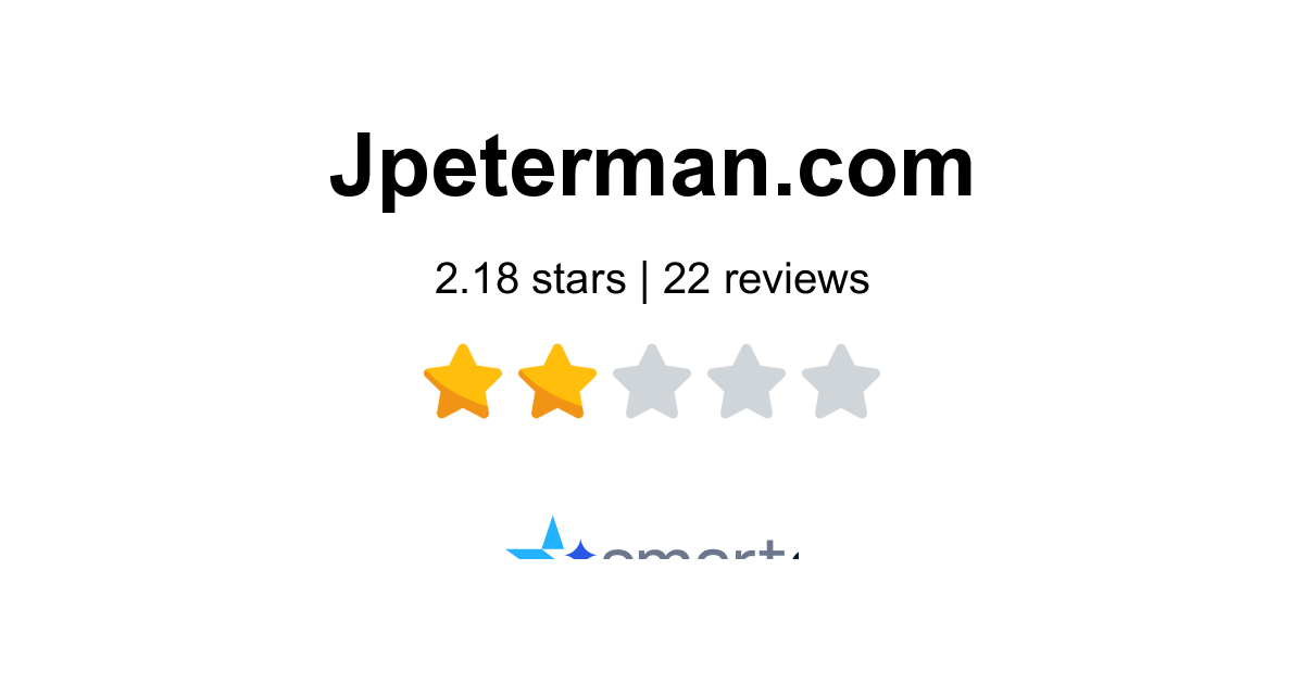 JPeterman Reviews - 22 Customers Rate 1.4/5 (2026) | SmartCustomer