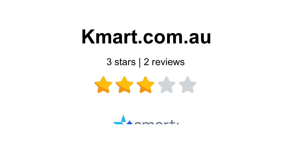Kmart.com.au Reviews - 2 Customers Rate 2.5/5 (2026) | SmartCustomer