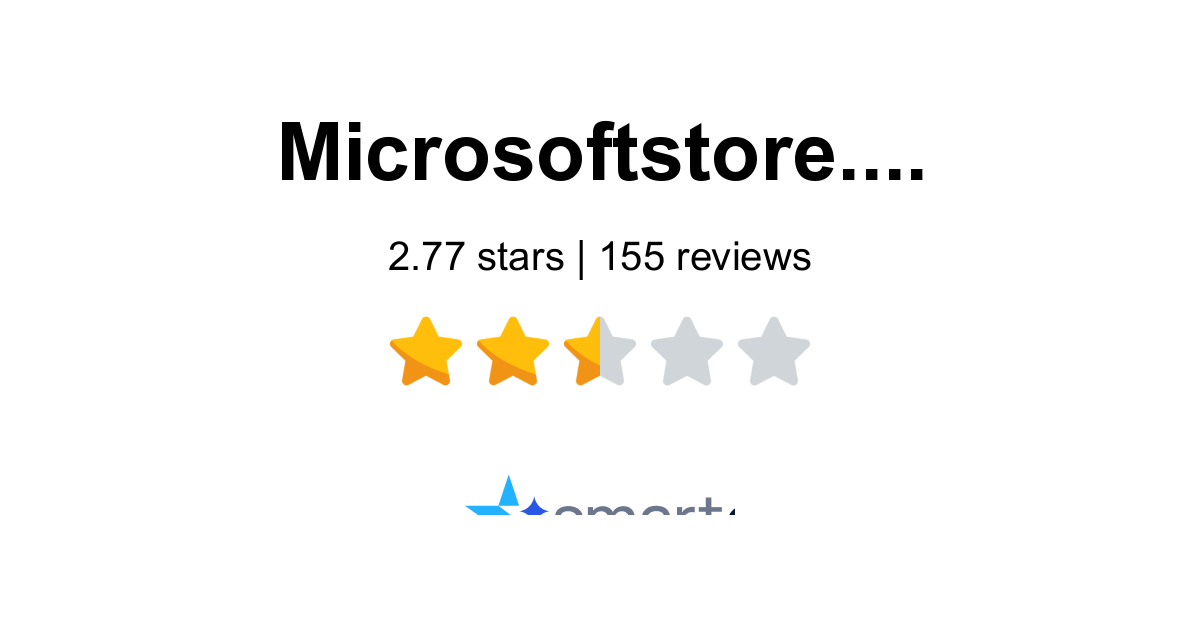 Microsoft Store Reviews - 155 Customers Rate 2.3/5 (2026) | SmartCustomer