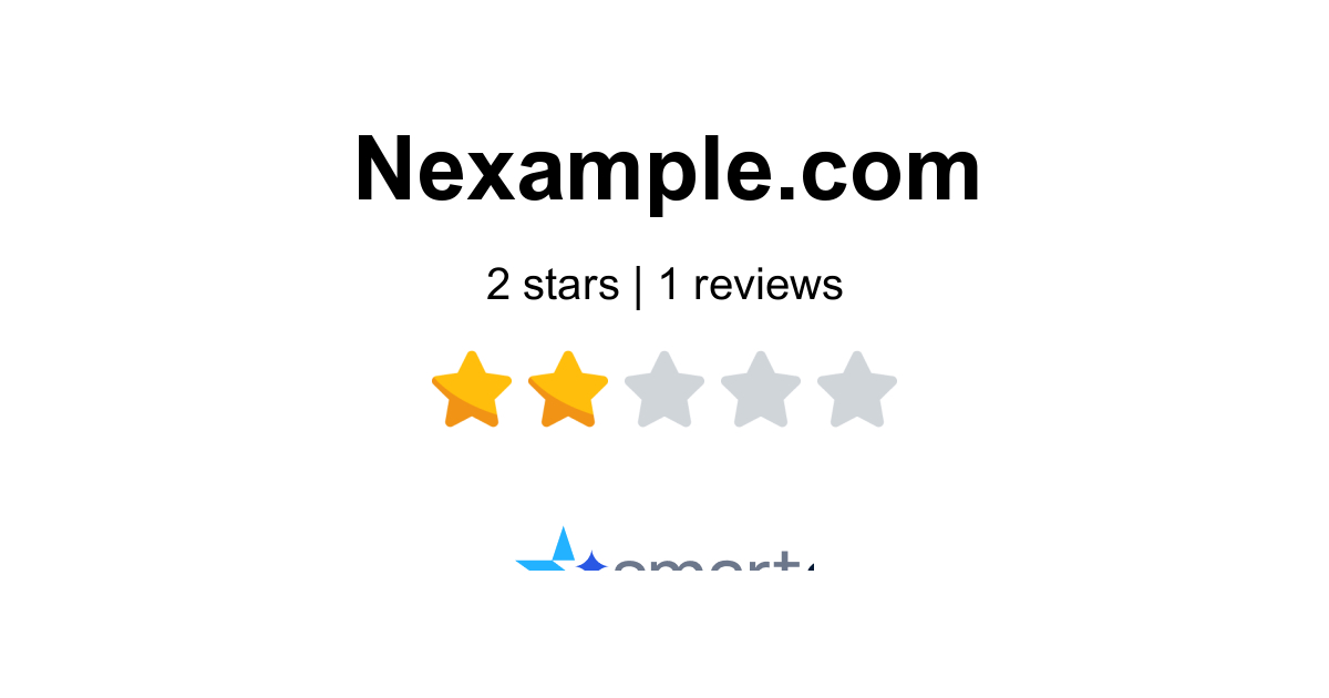 Nexample Reviews - Read 1 Customer Reviews of Nexample | SmartCustomer