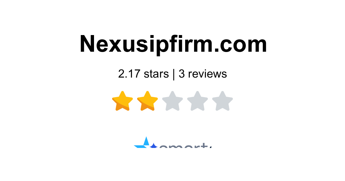 Nexus IP Firm Reviews - 3 Customers Rate 1.9/5 (2026) | SmartCustomer