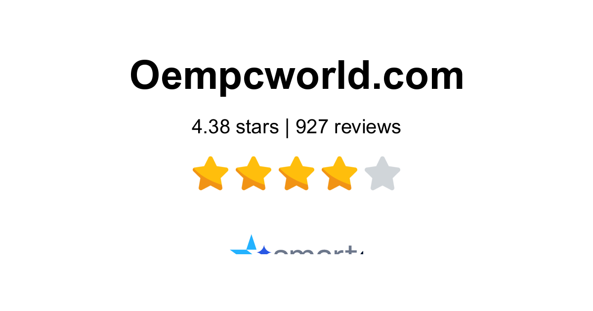 OEMPCWorld Reviews - 927 Customers Rate 4.8/5 (2026) | SmartCustomer