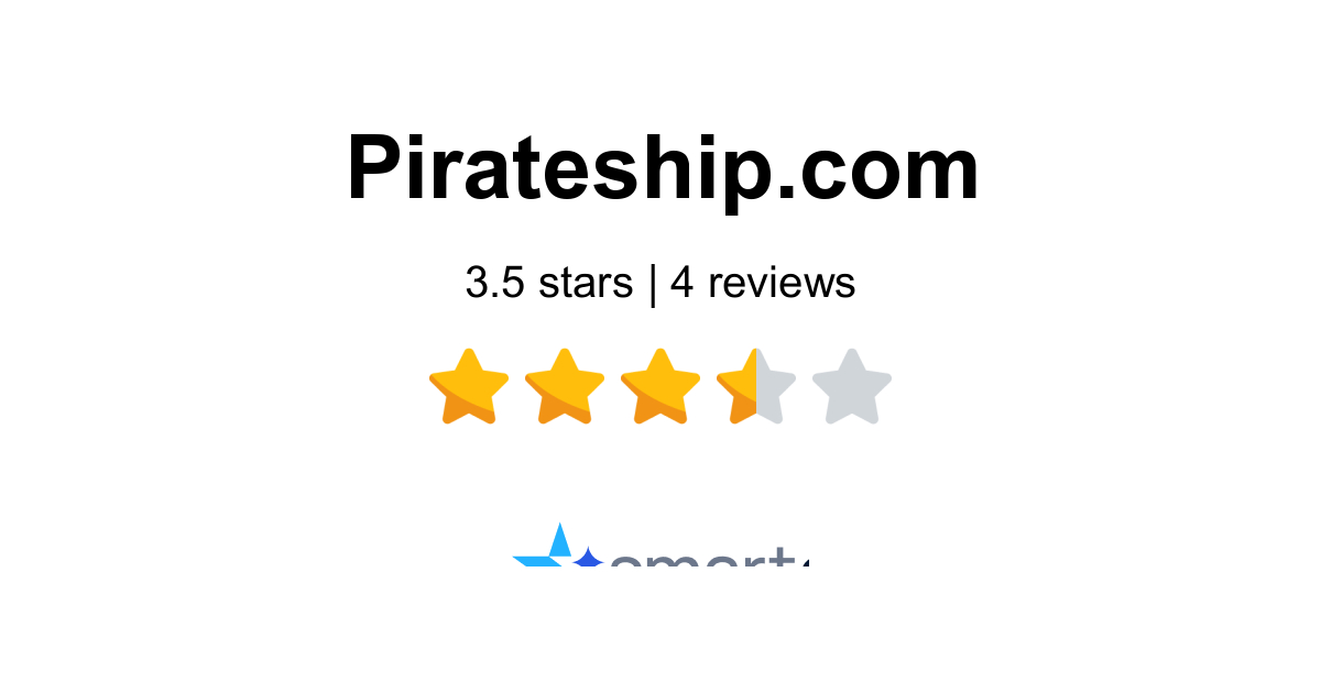 Pirate Ship Reviews - 4 Customers Rate 3.0/5 (2026) | SmartCustomer