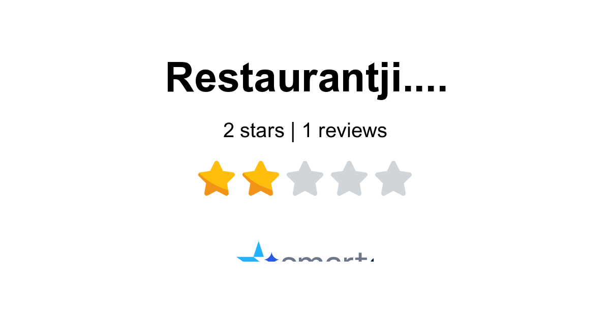 Restaurantji Reviews - 1 Customer Rate 1.0/5 (2026) | SmartCustomer