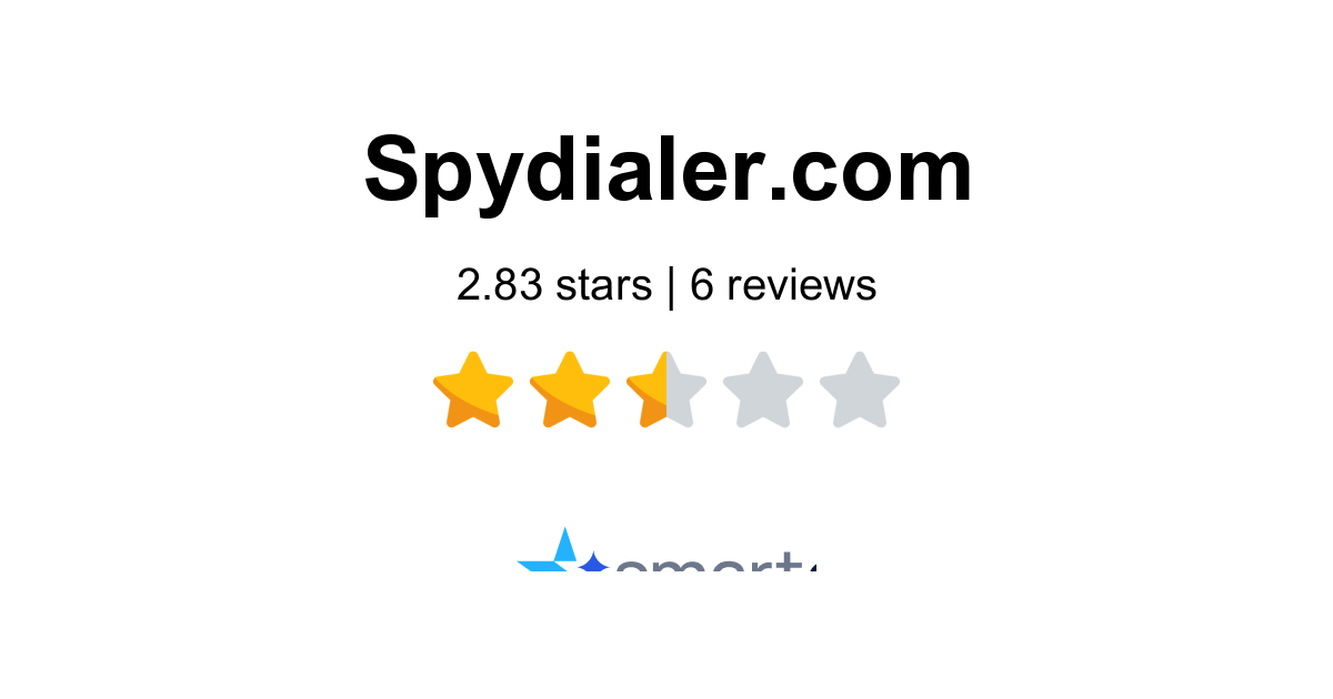 SpyDialer Reviews - 6 Customers Rate 3.0/5 (2026) | SmartCustomer