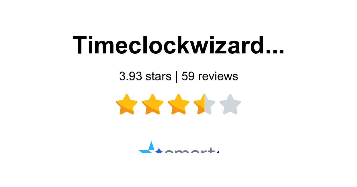 Time Clock Wizard Reviews - Read 59 Customer Reviews of Time Clock ...