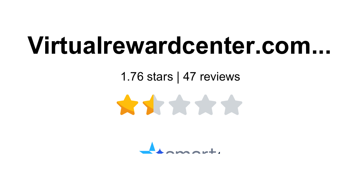 Virtual Reward Center Reviews - 47 Customers Rate 1.3/5 (2026 ...